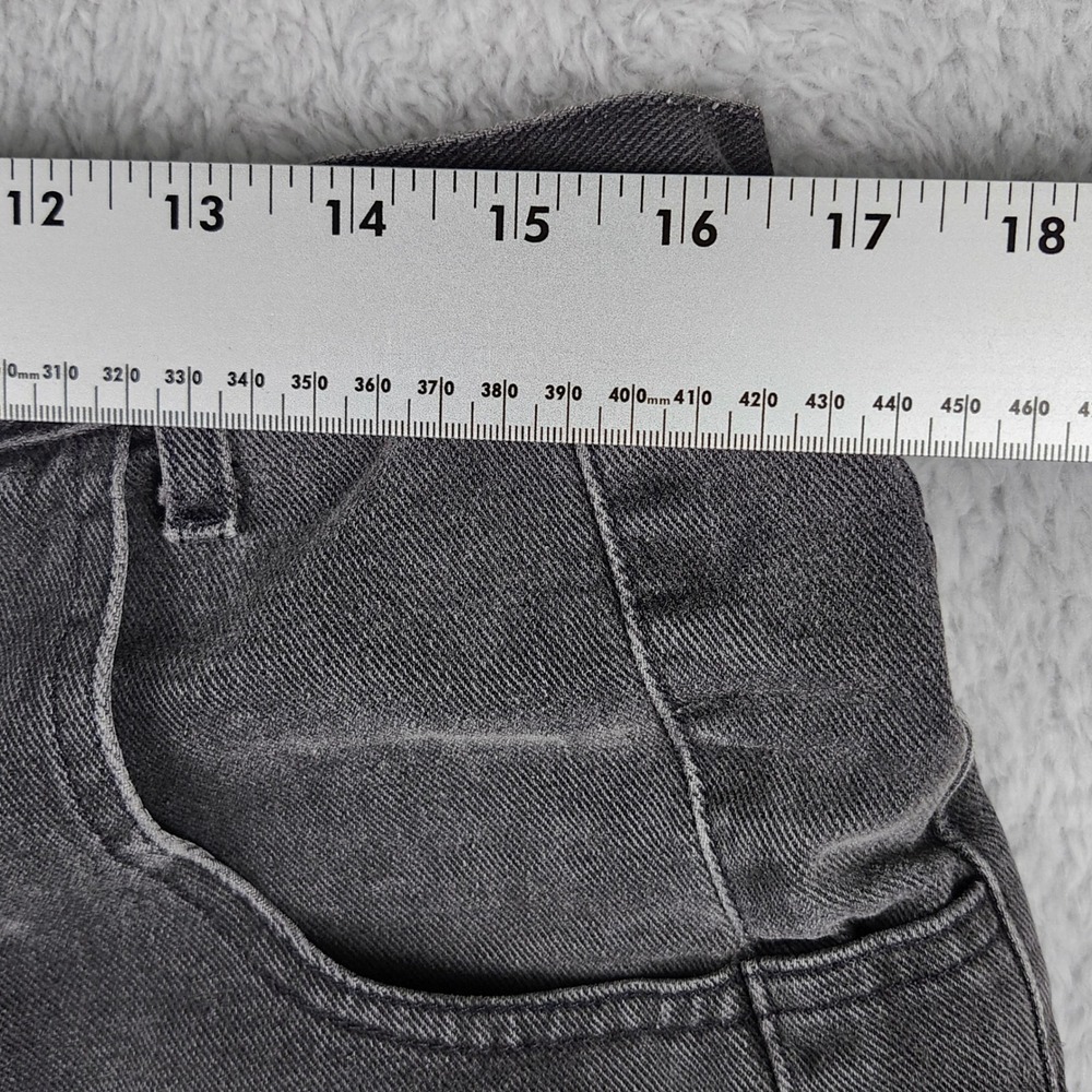 VTG Guess Jeans Mens 36 Faded Black Relaxed Tapered 2 Button Denim USA 90s 39075 - Picture 7 of 11